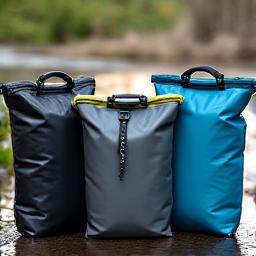 Waterproof outdoor bags and storage